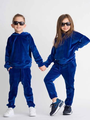 Trening din catifea albastra pentru copii 6 ani (111-116 cm)